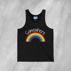 Somewhere Over the Rainbow - Jersey Tank Top