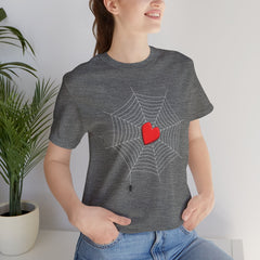 Heart of the Web - Short Sleeve Crewneck T-Shirt