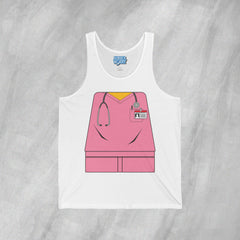 Mini-Bodz Scrubs (Pink) - Jersey Tank Top