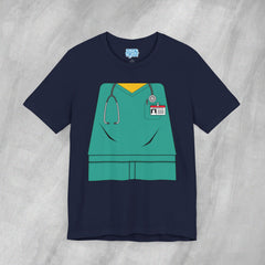 Mini-Bodz Scrubs (Green) - Short Sleeve Crewneck T-Shirt