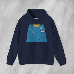 Mini-Bodz Scrubs (Blue) - Mediumweight Hoodie