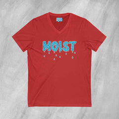 MOIST - Short Sleeve V-Neck T-Shirt