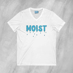 MOIST - Short Sleeve V-Neck T-Shirt
