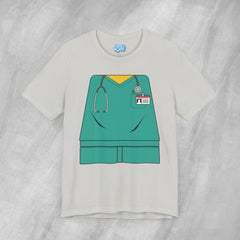 Mini-Bodz Scrubs (Green) - Short Sleeve Crewneck T-Shirt