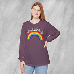 Somewhere Over the Rainbow - Long Sleeve Crewneck T-Shirt