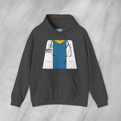 Mini-Bodz Doctor (Blue Scrubs) - Mediumweight Hoodie