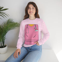 Mini-Bodz Scrubs (Pink) - Mediumweight Sweatshirt