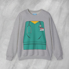 Mini-Bodz Scrubs (Green) - Mediumweight Sweatshirt