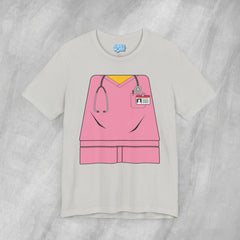 Mini-Bodz Scrubs (Pink) - Short Sleeve Crewneck T-Shirt