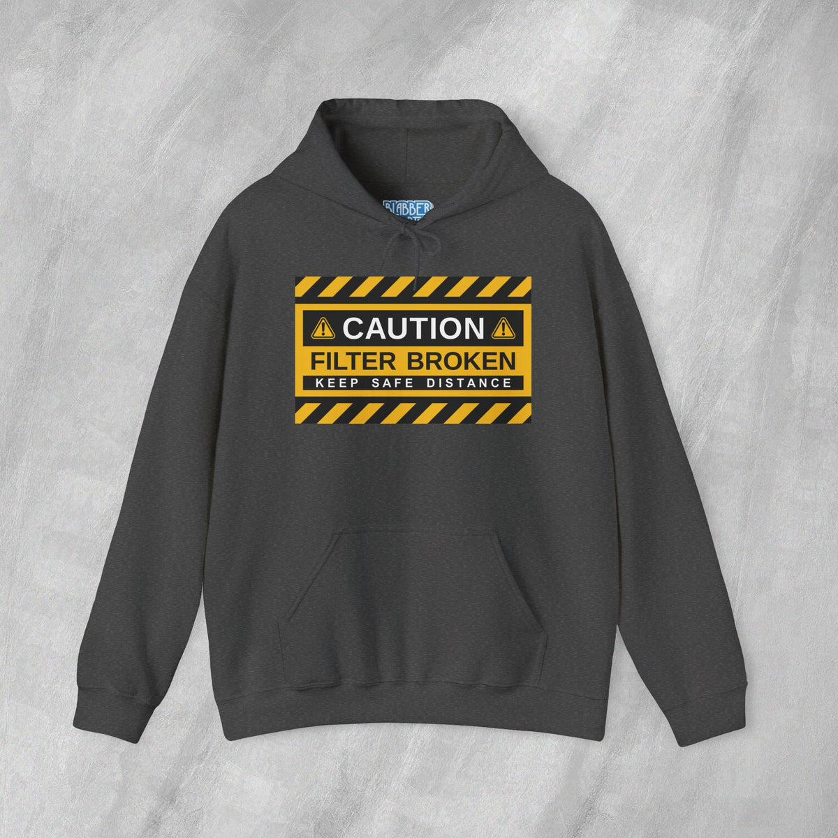 Caution: Filter Broken - Mediumweight Hoodie