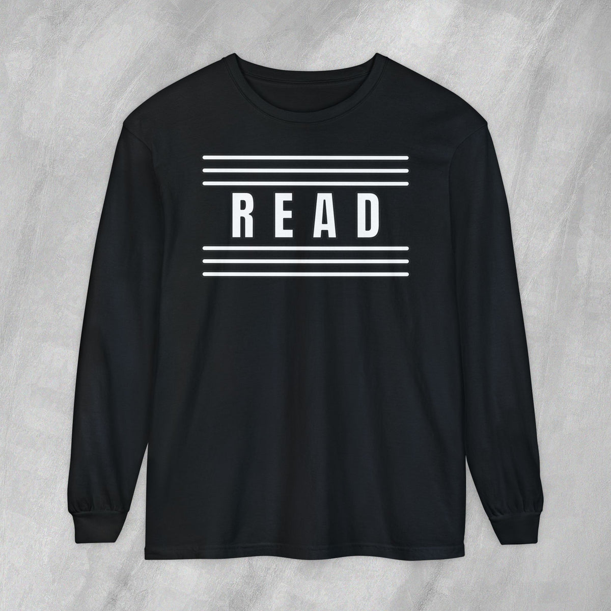 Read Between the Lines - Long Sleeve Crewneck T-Shirt